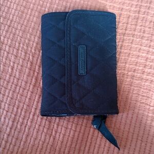 Vera Bradley Quilted Black Wallet
